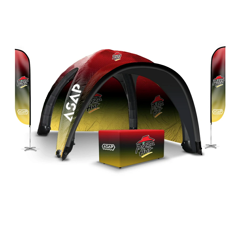 10 X 10 Inflatable Event Tent+2walls+1 table cover+2flags+1awning