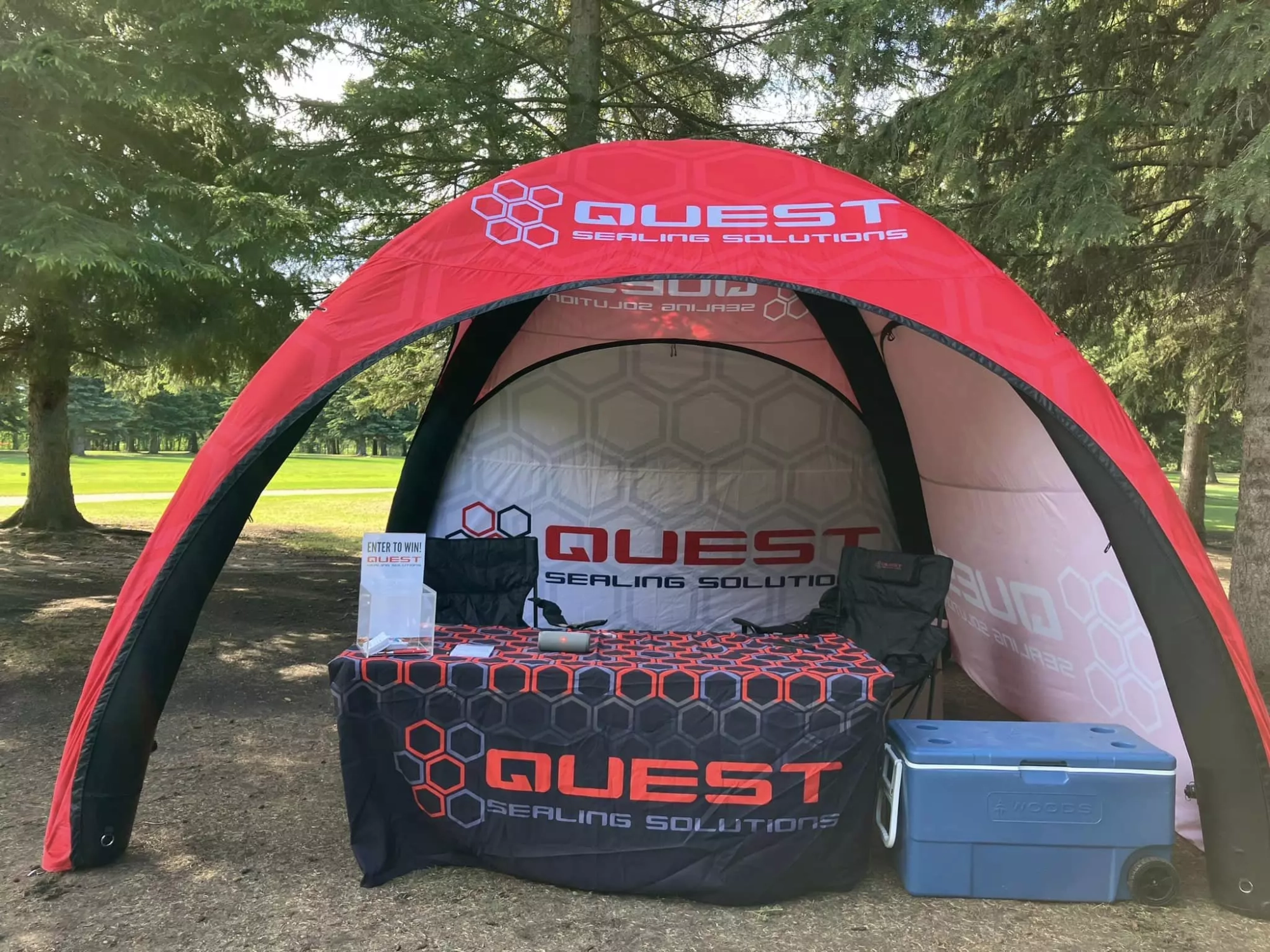 custom inflatable canopy tent